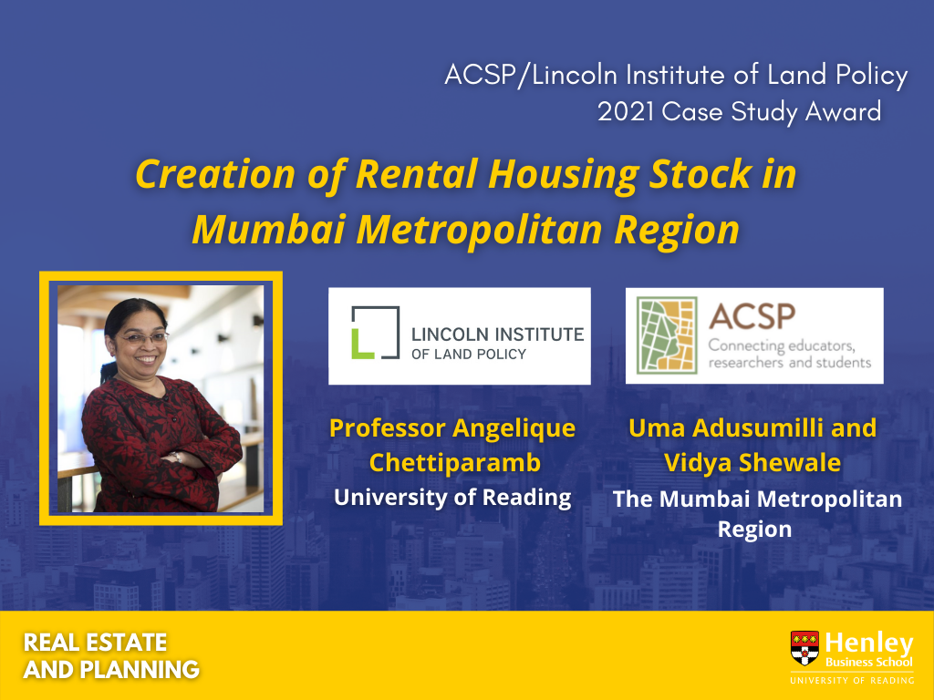 ACSP/Lincoln Institute of Land Policy's 2021 case study award